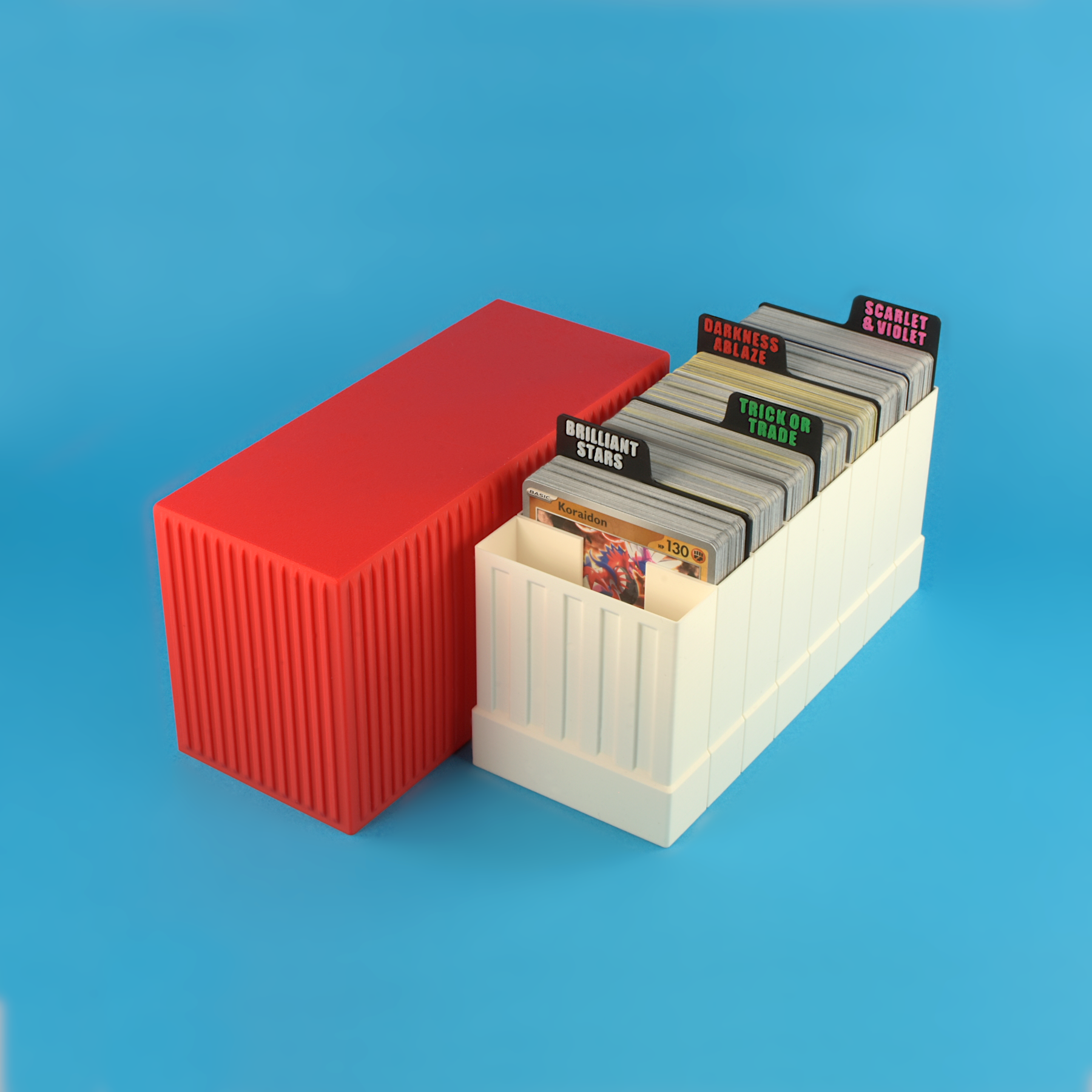 Fast-Printing Trading Card / TCG Storage Boxes - Vase Mode (for Pokemon, MTG, Football Cards etc.)