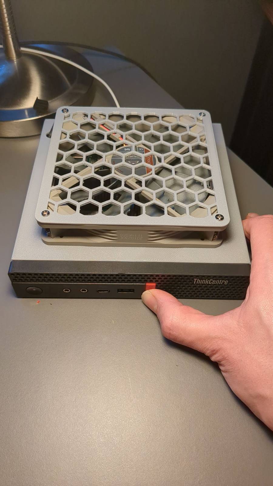 Lenovo Tiny M720Q M720X M920X Top Cover Chassis Lid with 120 or 140mm Fan Opening