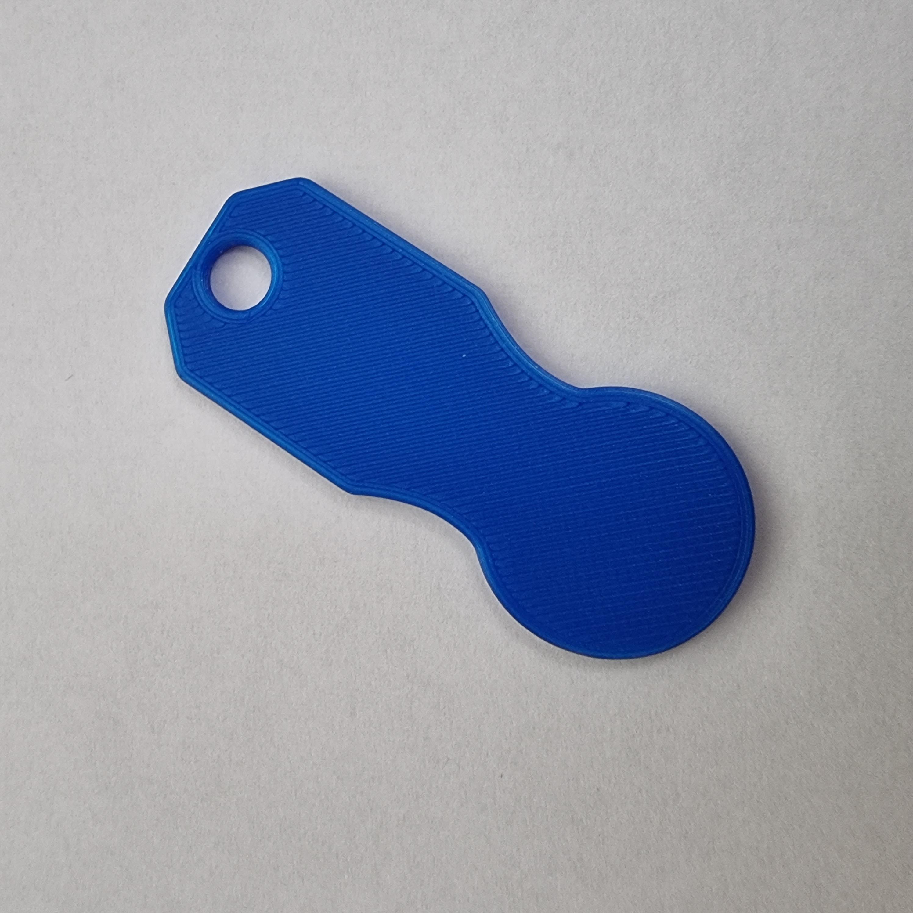 Removable Trolley Chip for Keychain / Abziehbarer Einkaufswagenchip-Schlüsselanhänger