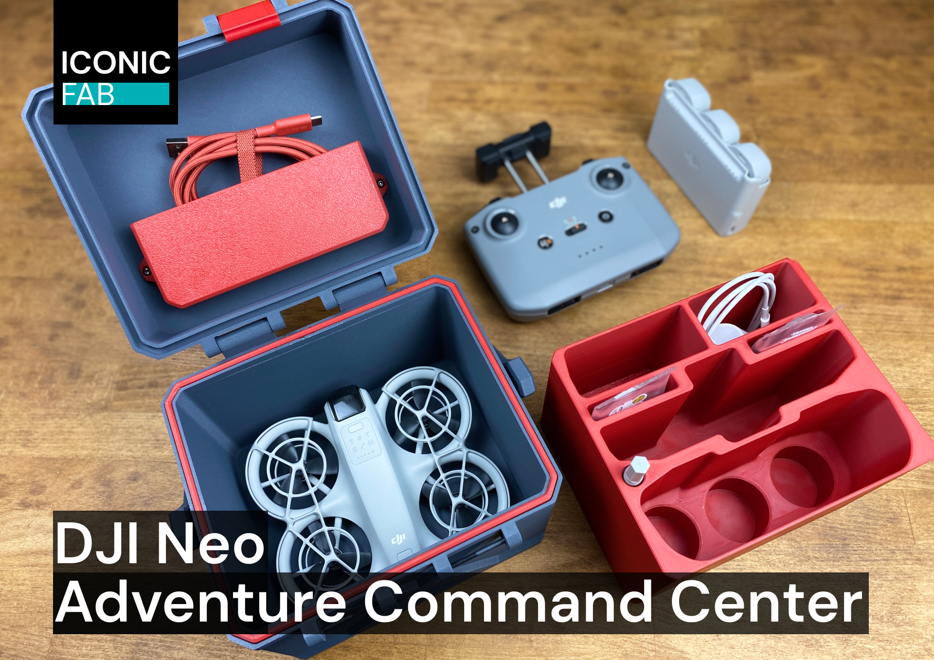 DJI Neo Adventure Command Center β transport box, storage crate