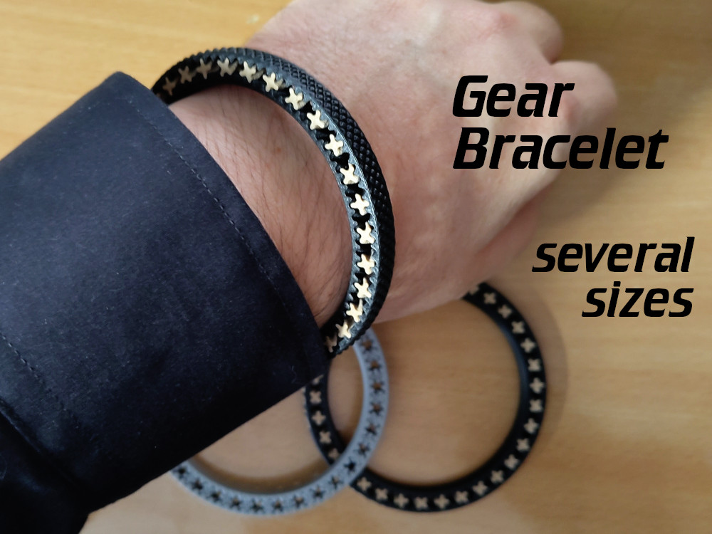 fidget gear bracelet