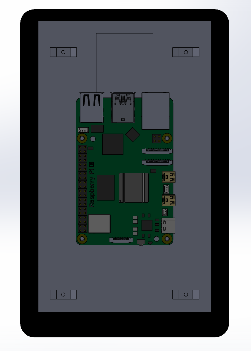 Official Raspberry Pi Touch Display 2 Reference Model