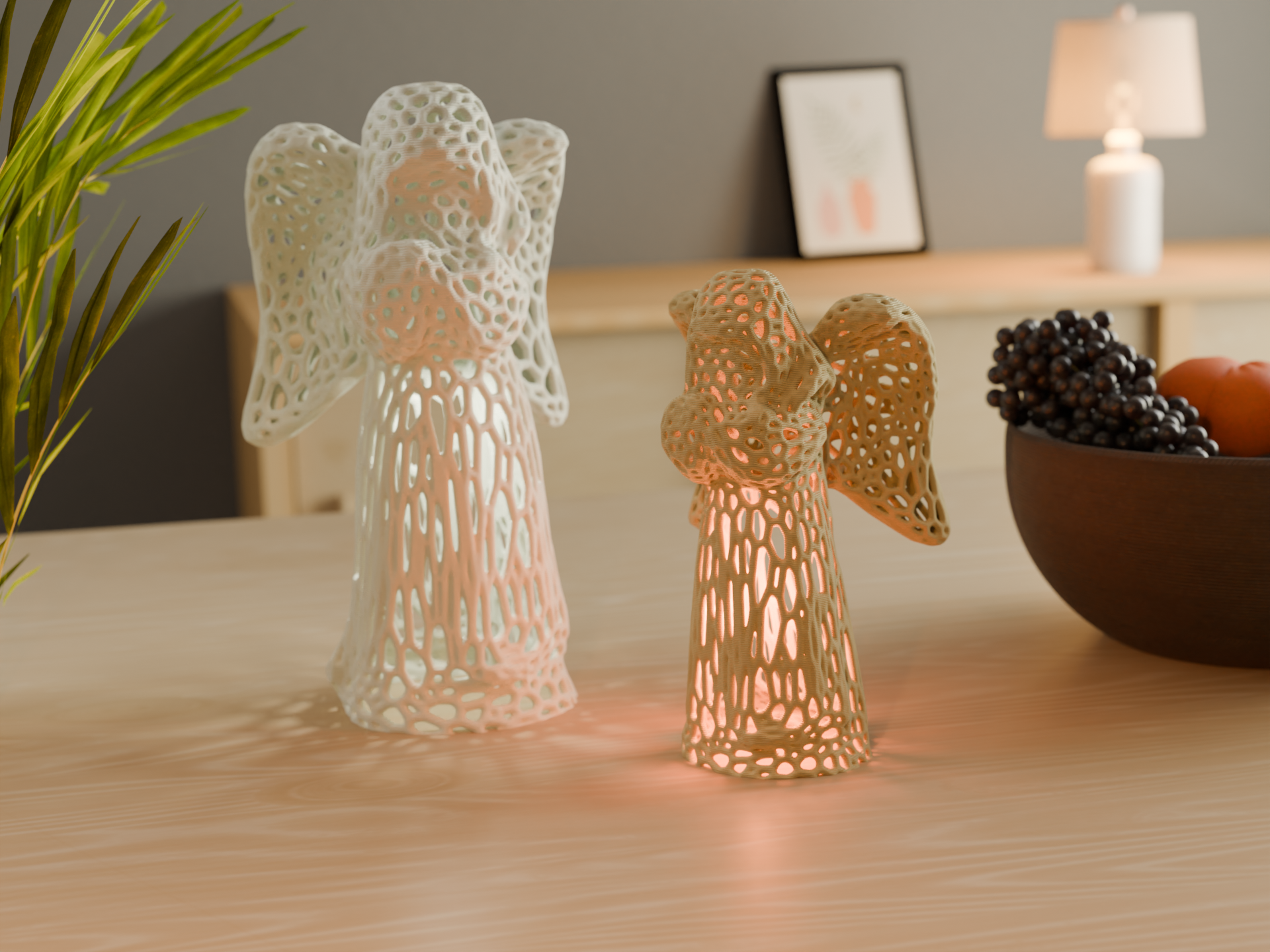 Voronoi Christmas Angel