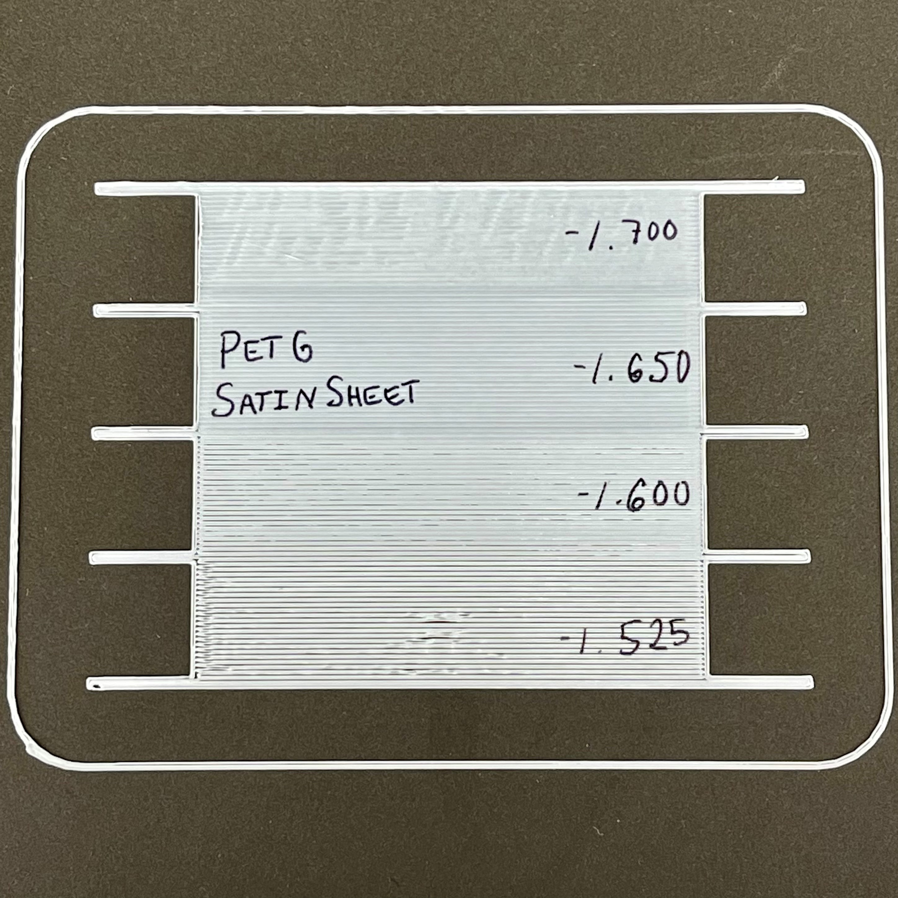 First Layer Calibration Prusa i3 MK3/s/+