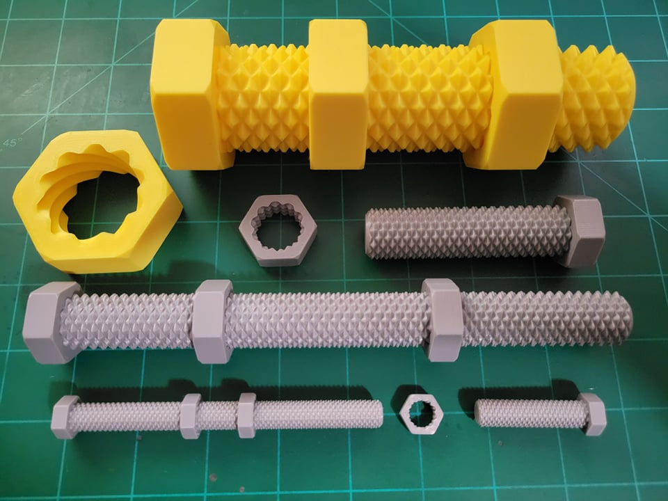 Dual Direction Hex Bolt (Remix)