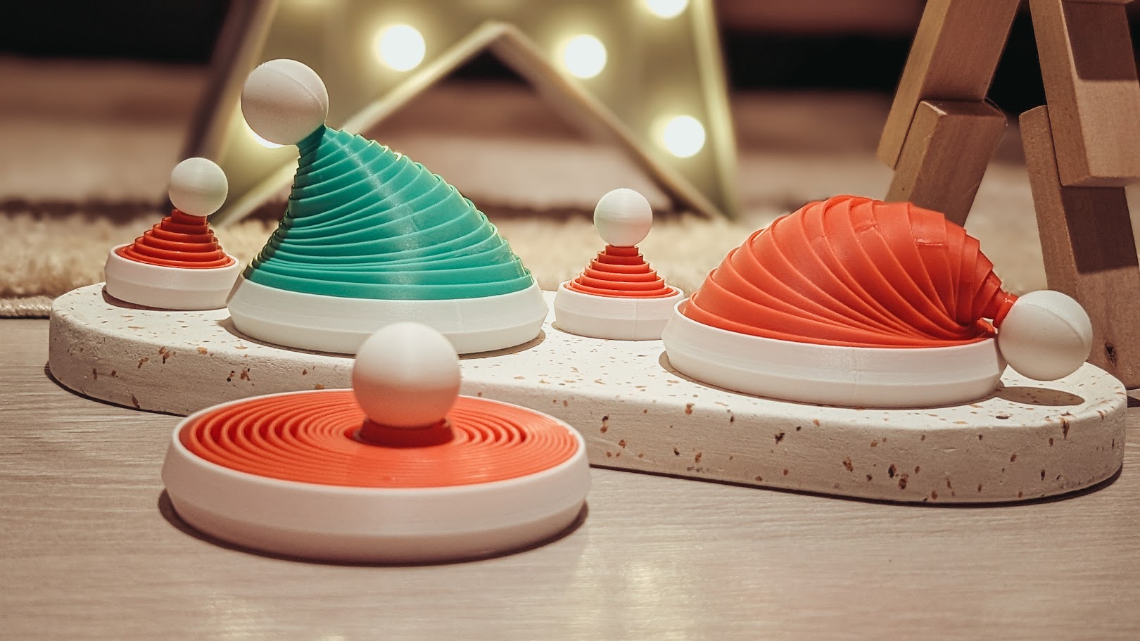 Big collapsable fidget Santa's Hat
