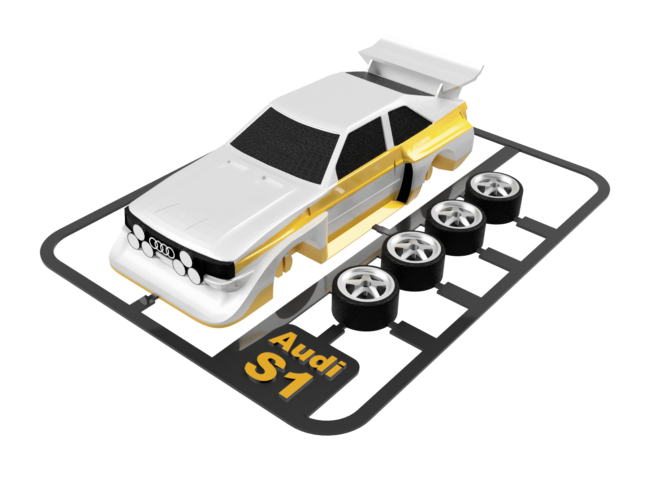Audi Quattro S1 Kit Card