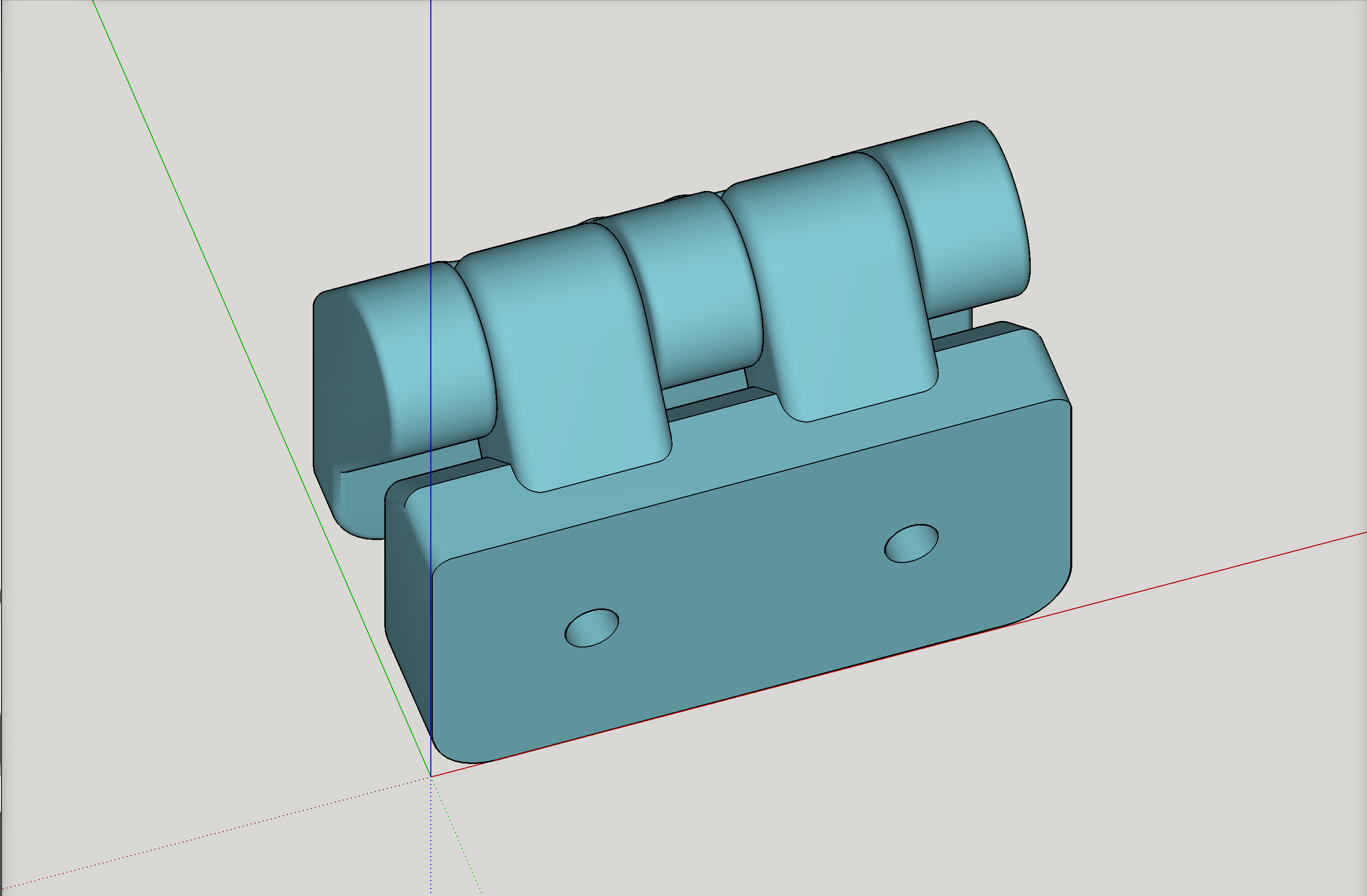 Flashforge AD5M Enclosure Hinge - remixed to be easier to open and use (print-in-place Door Hinge) v1