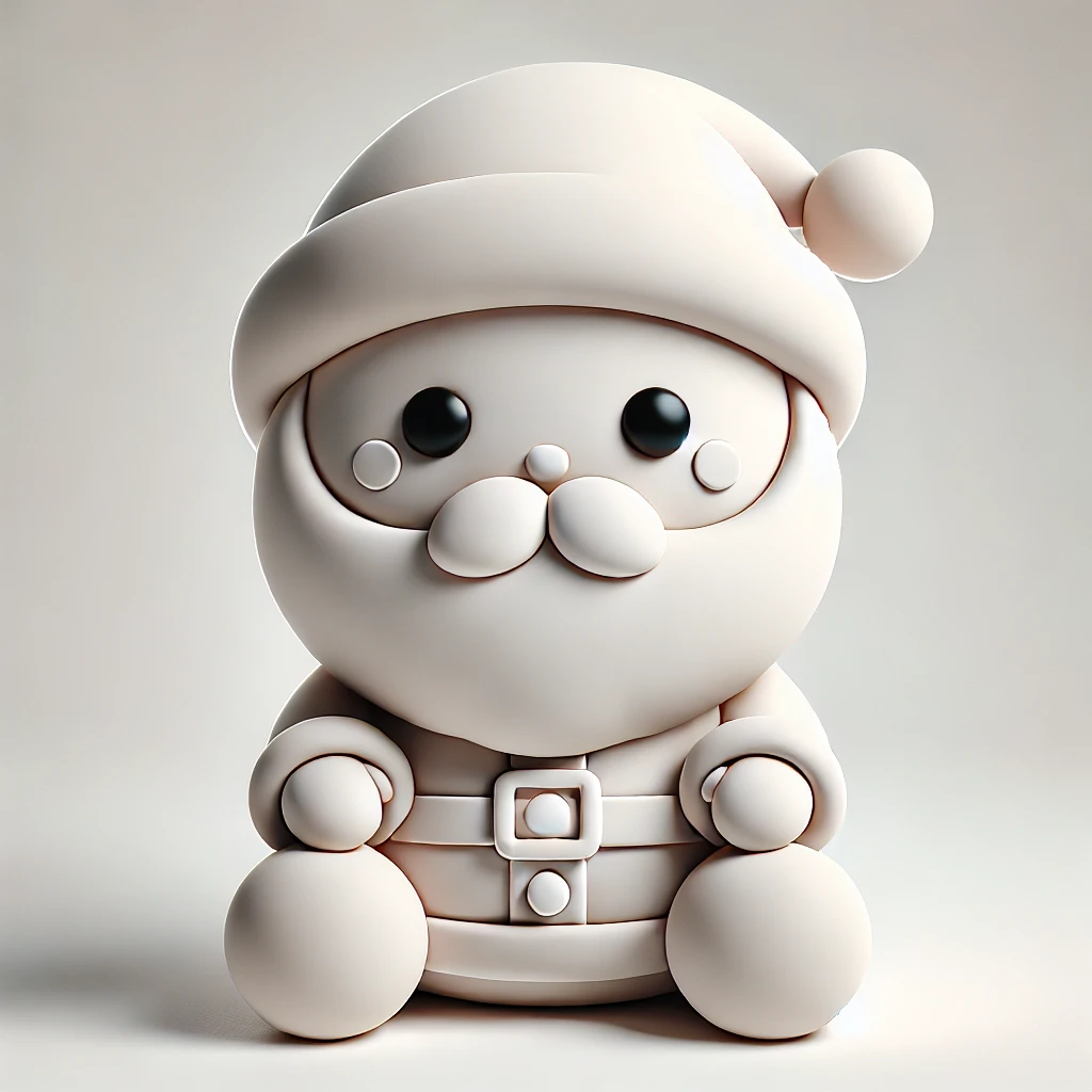 Adorable Minimalist Santa Claus β The Perfect 3D Printed Holiday Decor!