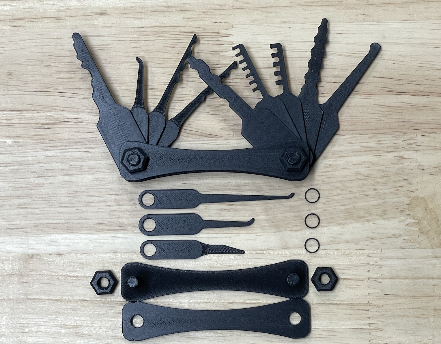 Lock Pick 9 in 1 Multitool