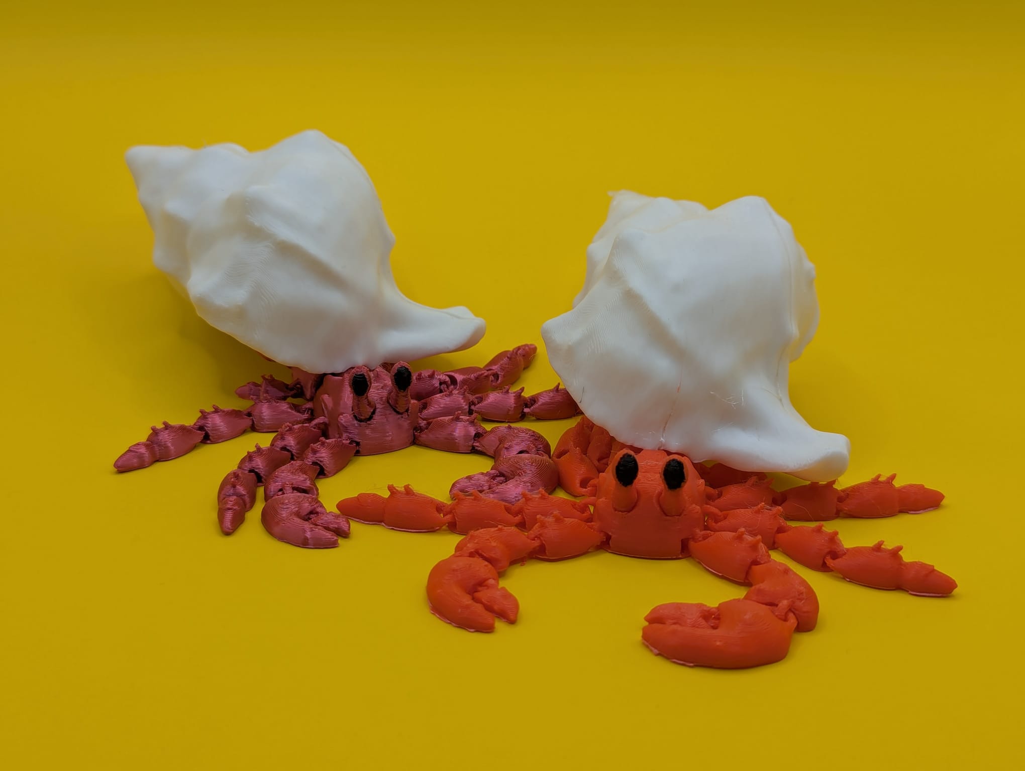Articulated hermit crab