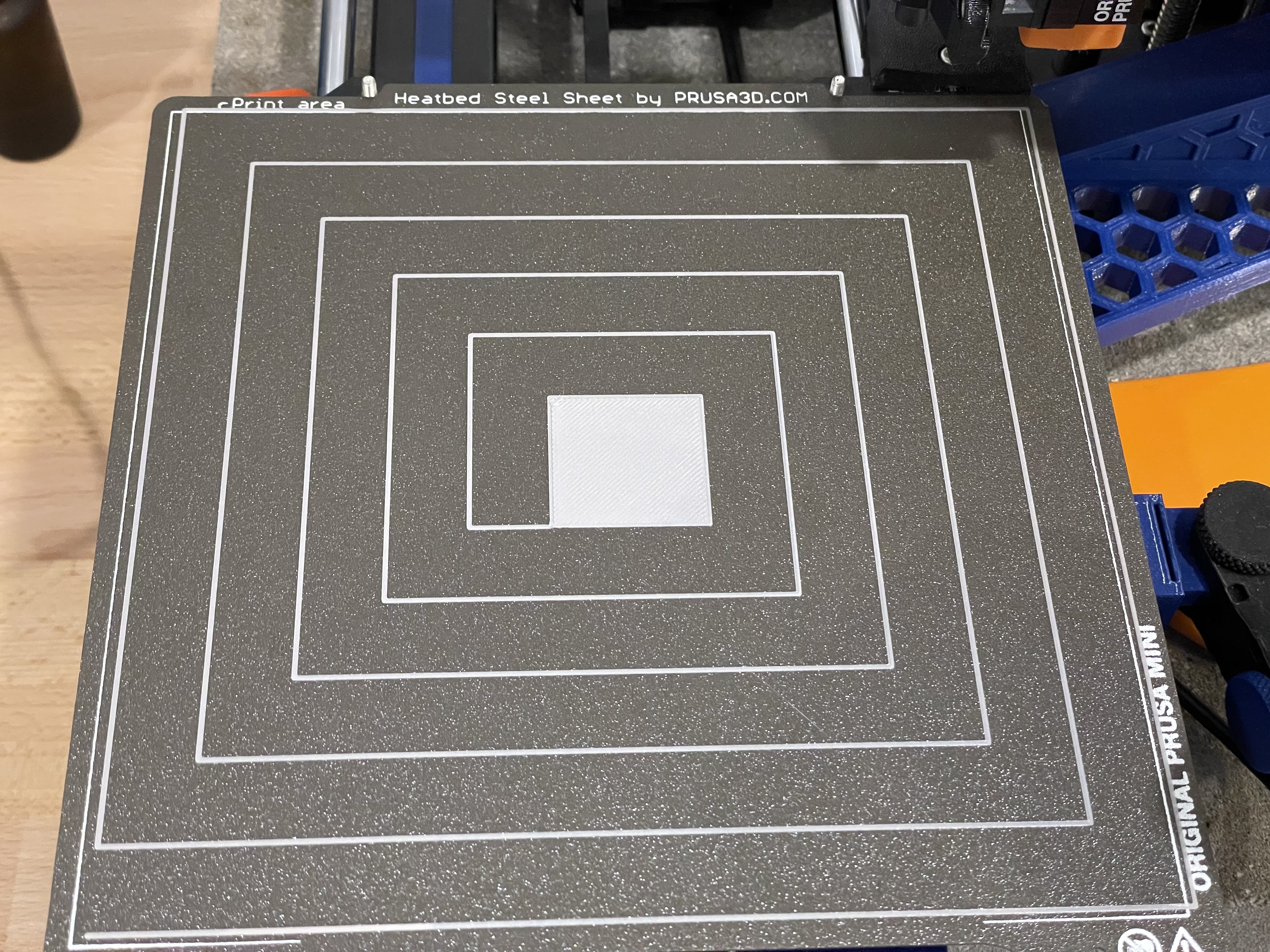 Rectangular Spiral Z-Offset/Bed Level Test