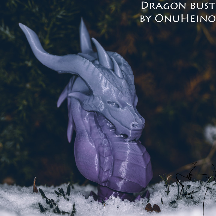 Dragon bust