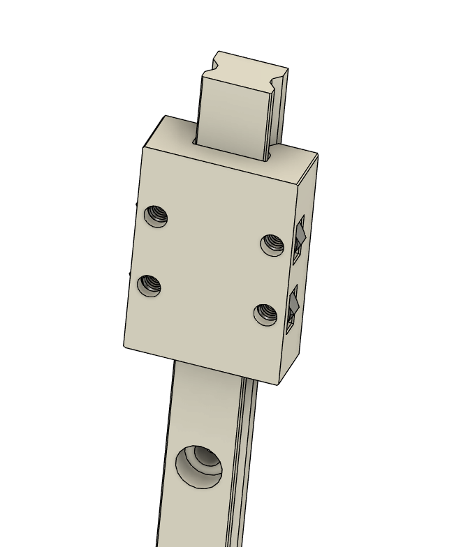 3D-printable MGN rails!
