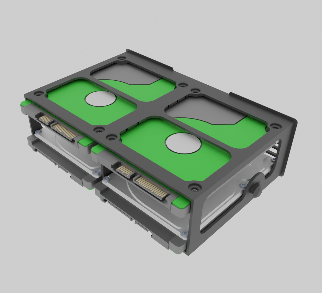 1Γ5.25" Optical Disk Drive Bay to 4Γ2.5" up to 15mm thick