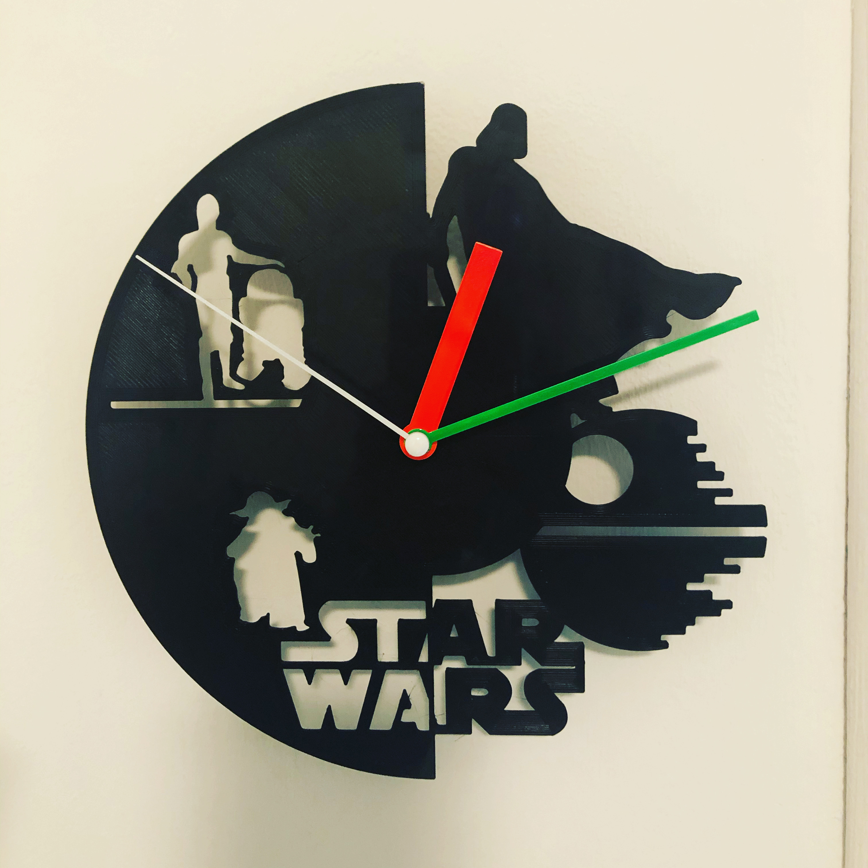 Star Wars clock