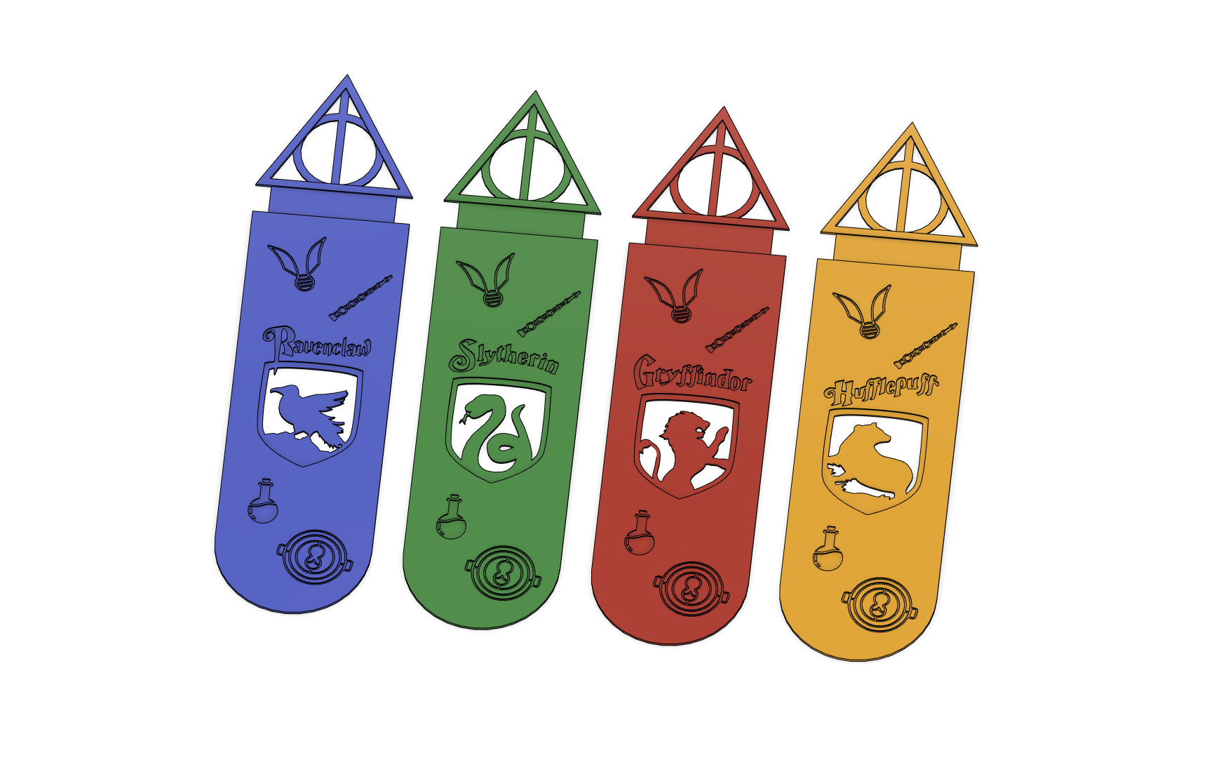 Hogwarts Houses Bookmarks