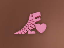 Flexi Rex for Valentines Day