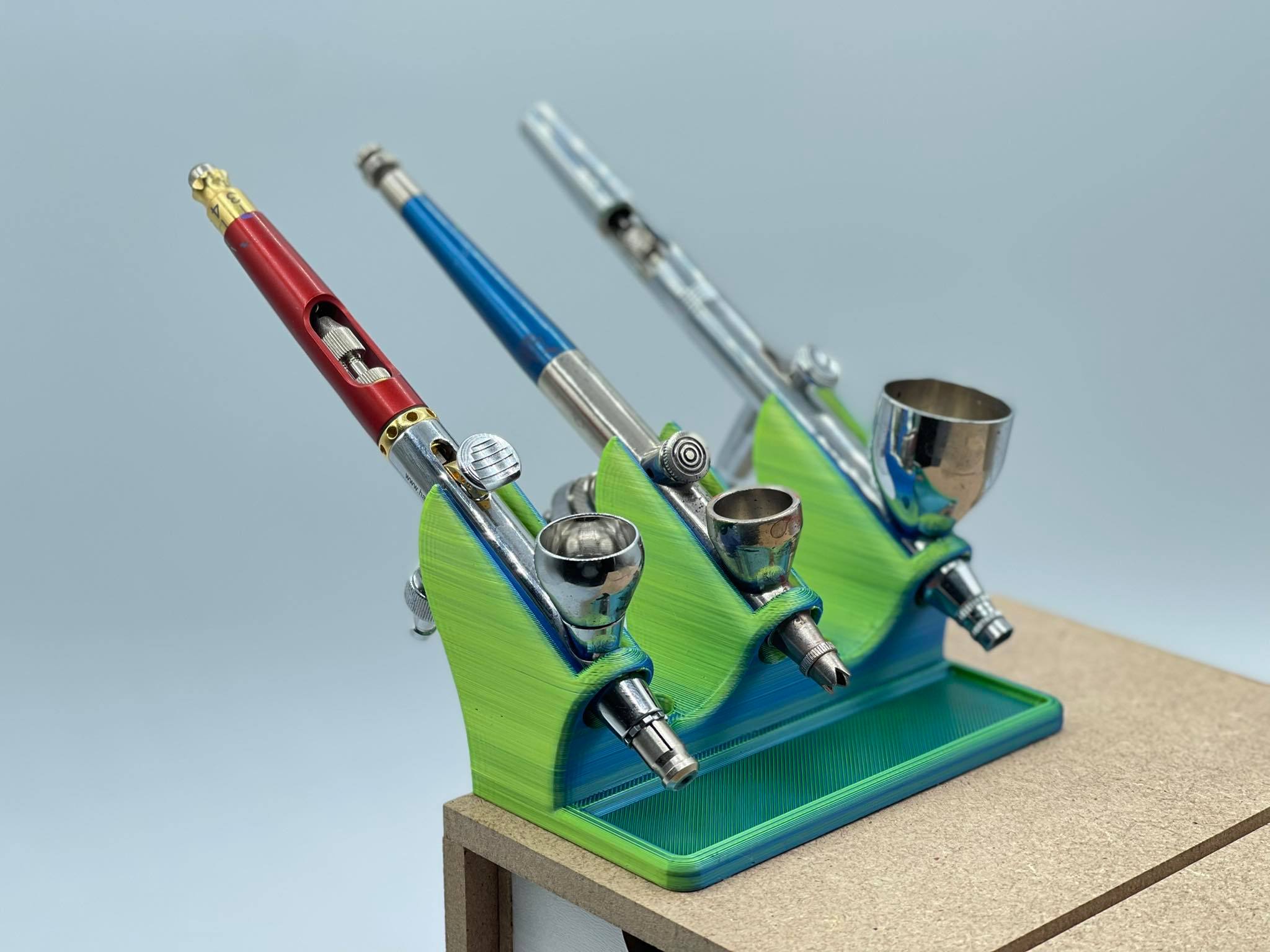 Single And Triple Airbrush Holder