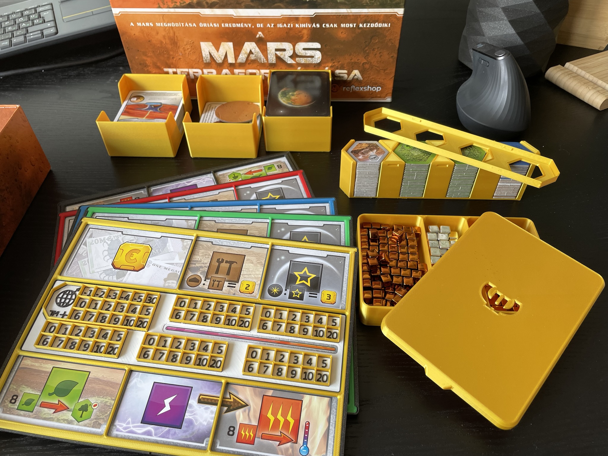 Mars Terraforming Accesories +No Slip Player Board
