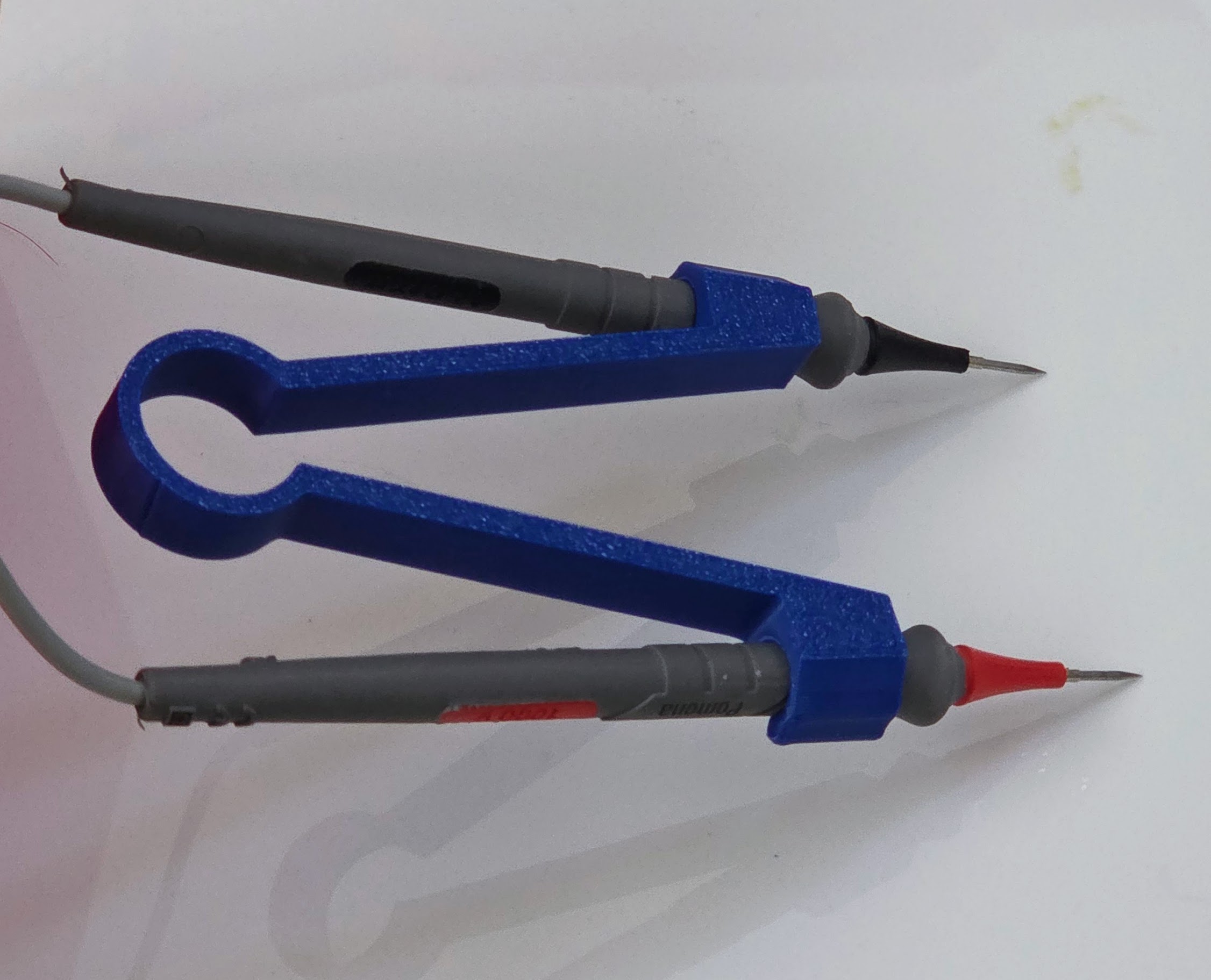 Multimeter (DMM) probe tweezer