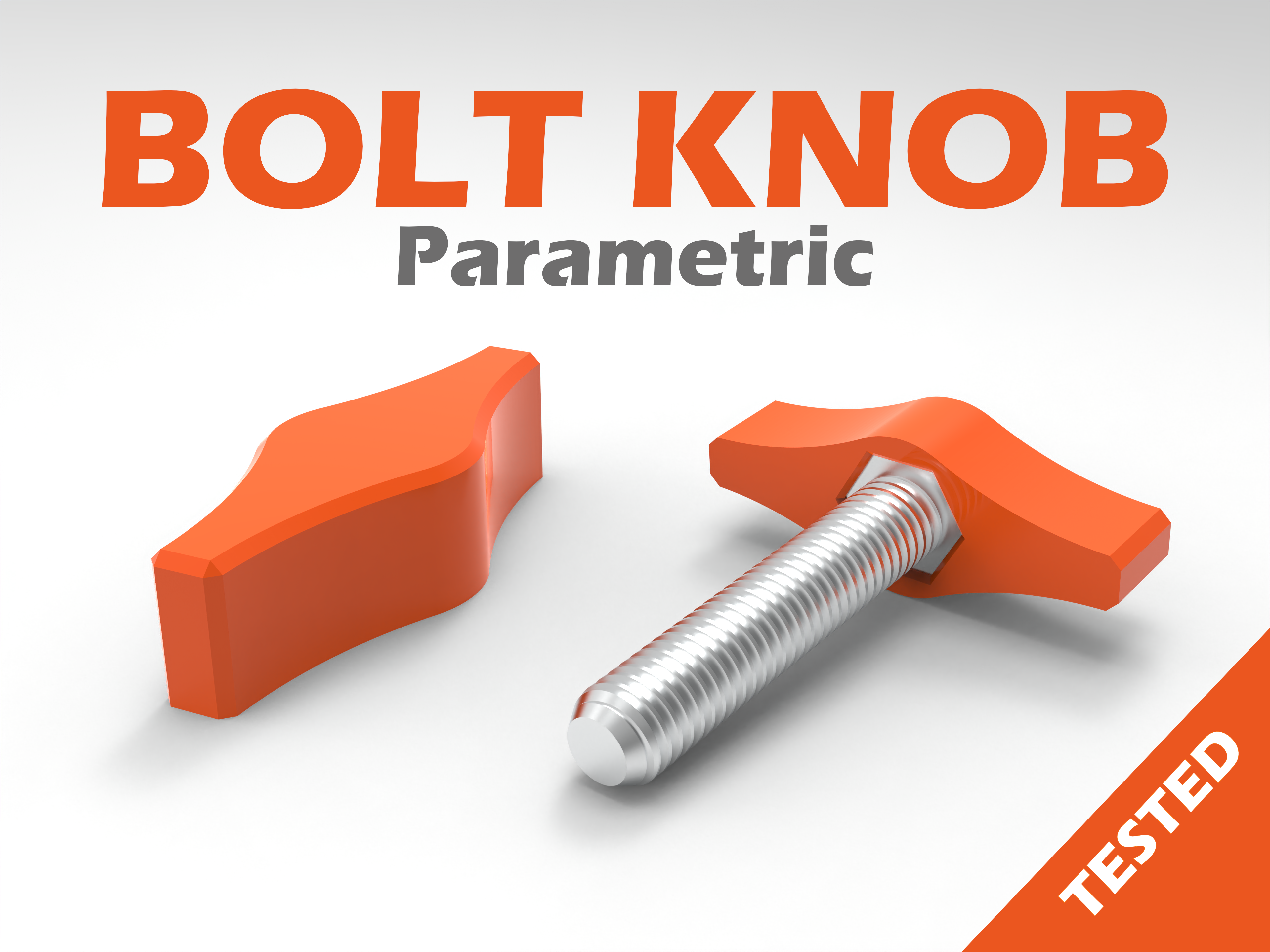 BOLT KNOB - (Parametric)