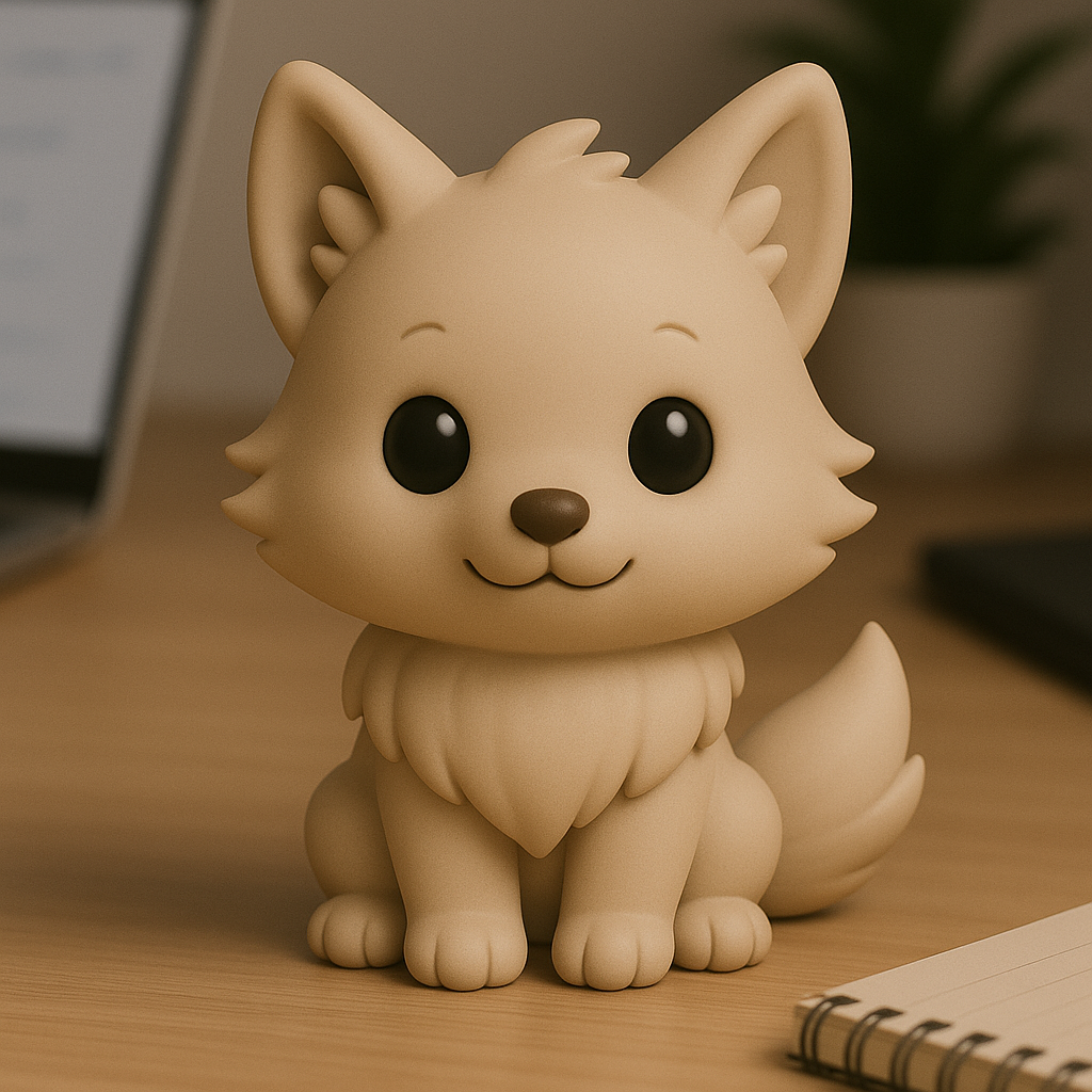 Cute Wolf - Kawaii Animals Collection