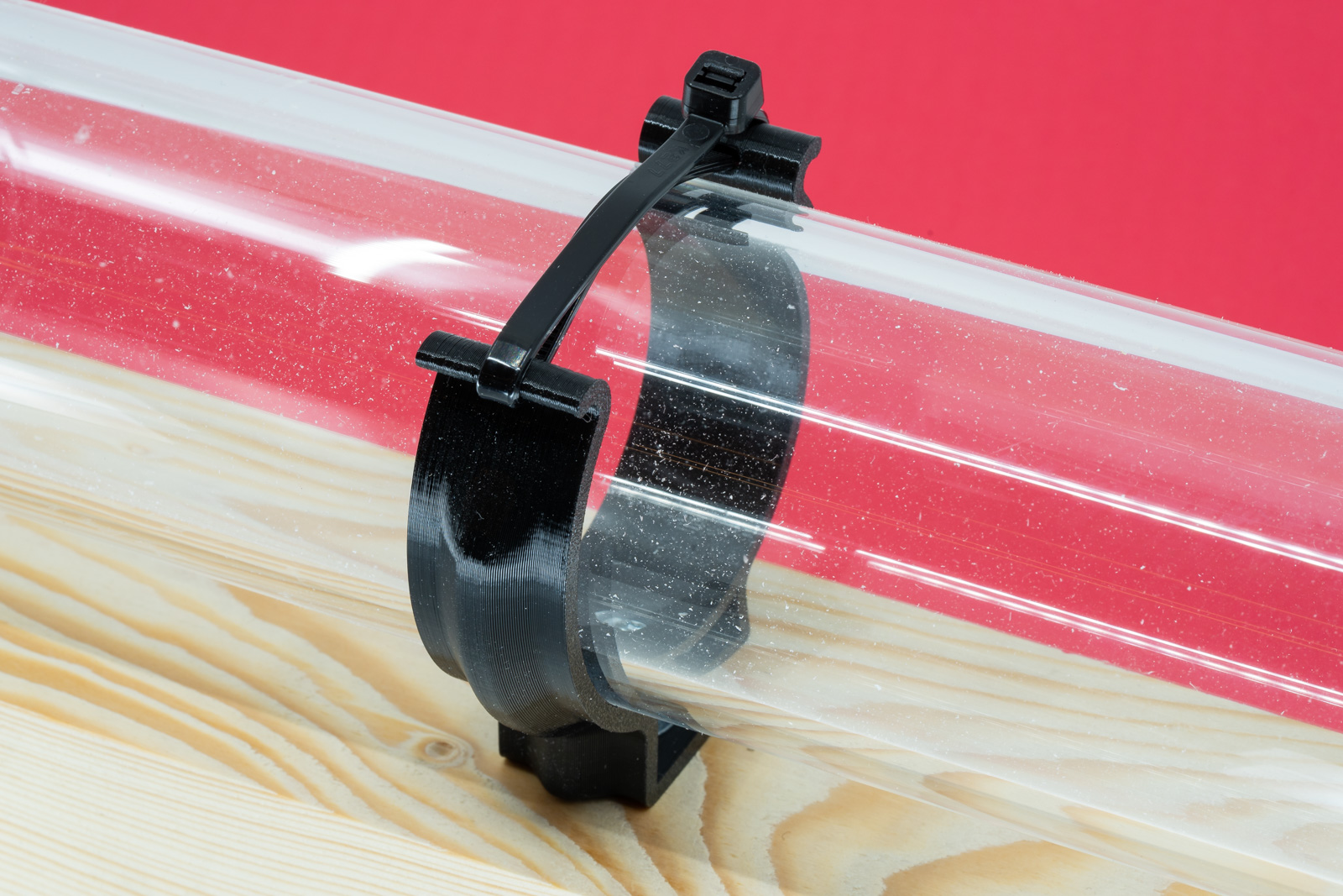 Snap-in Pipe Clamp β Zip Tie Lock β 20-120mm β 0.8-5.5in - LR Basics