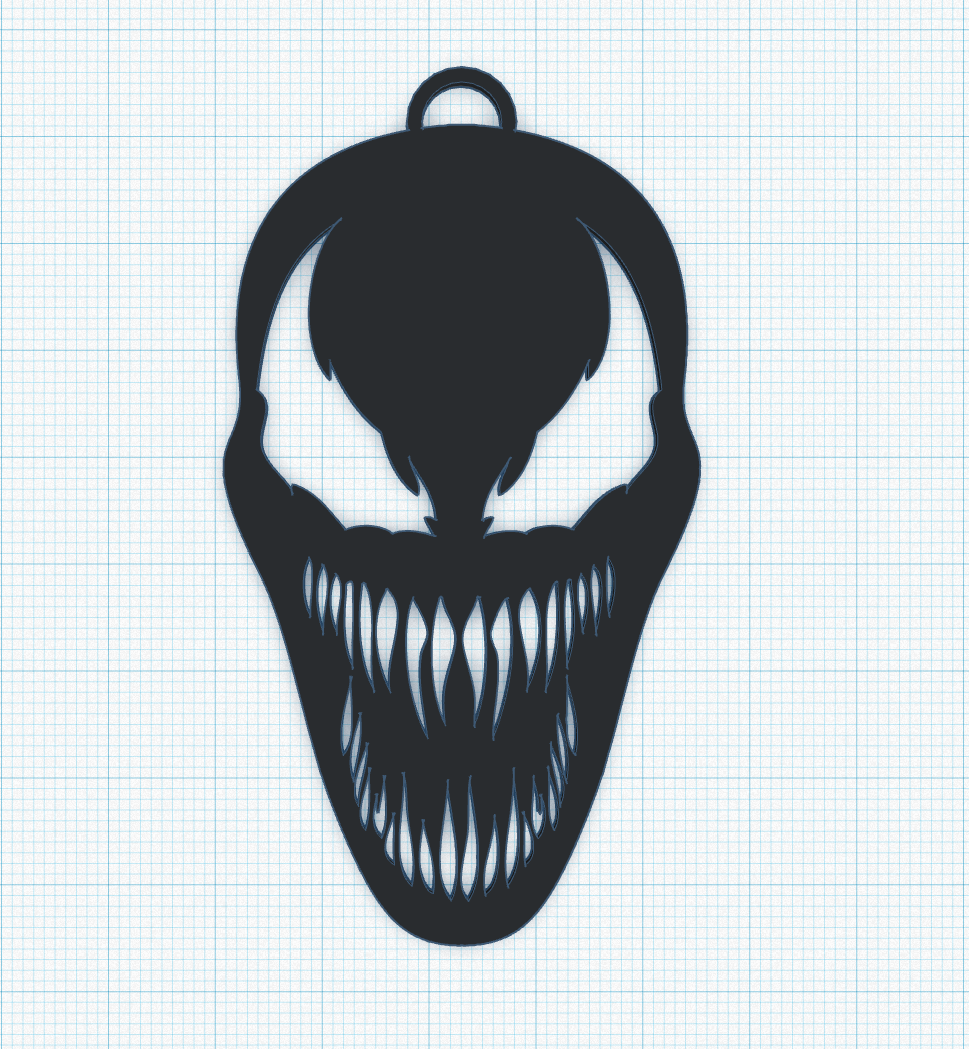 Venom Keychain
