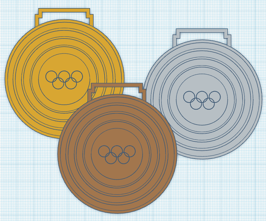 2022 Olympic Medal