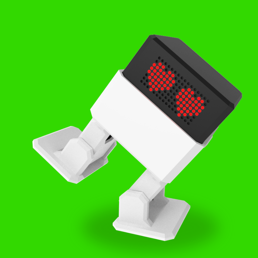 Otto DIY Emotional LED eyes robot