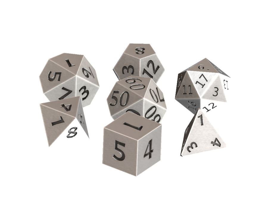 Complete dice set