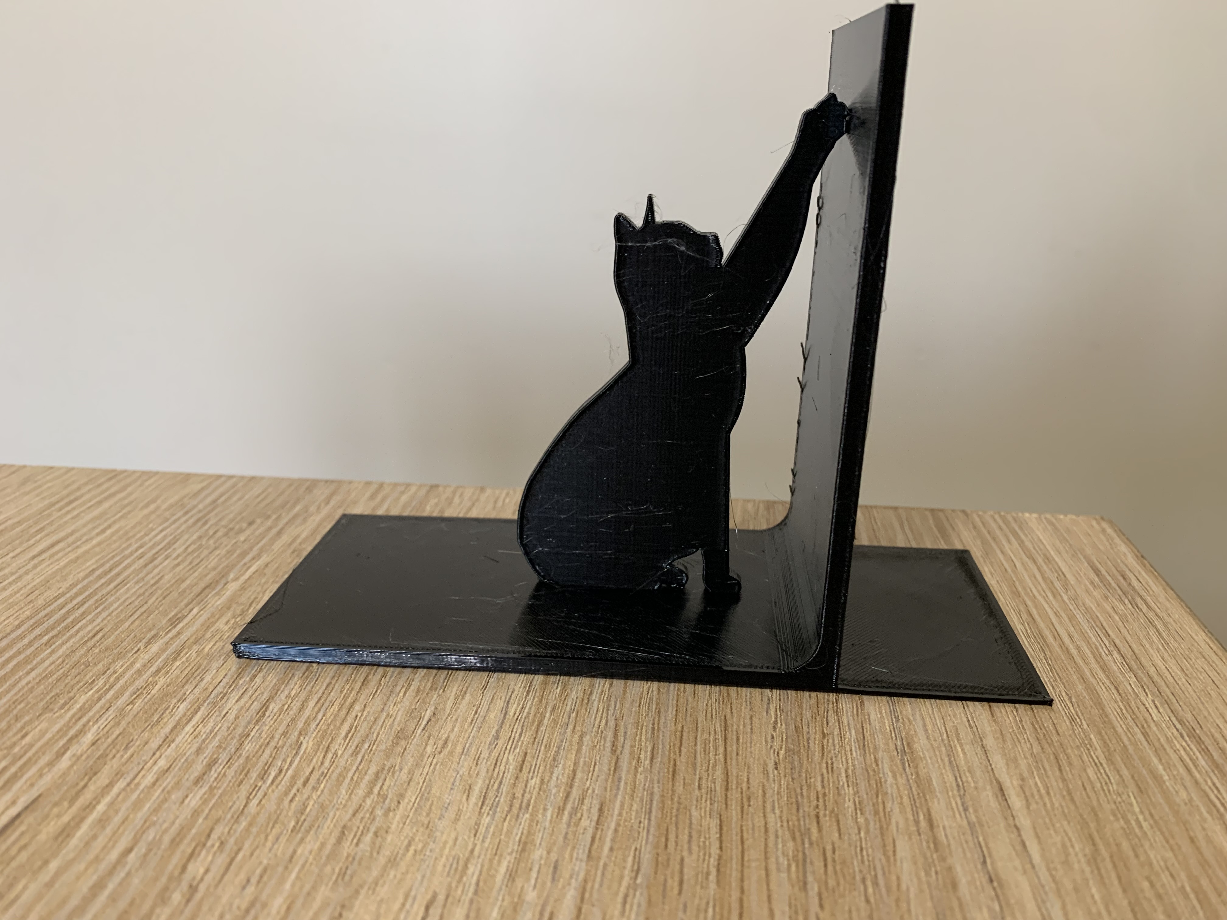 Cat Silhouette Bookend