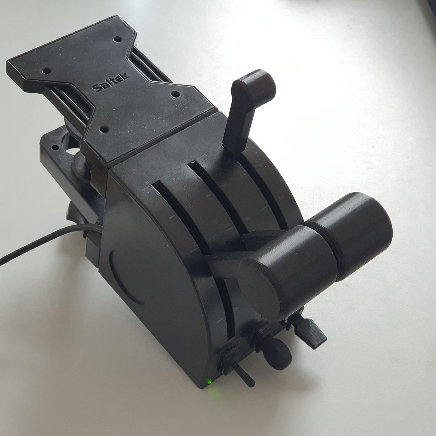 Twin Engine Saitek Throttle Quadrant Levers