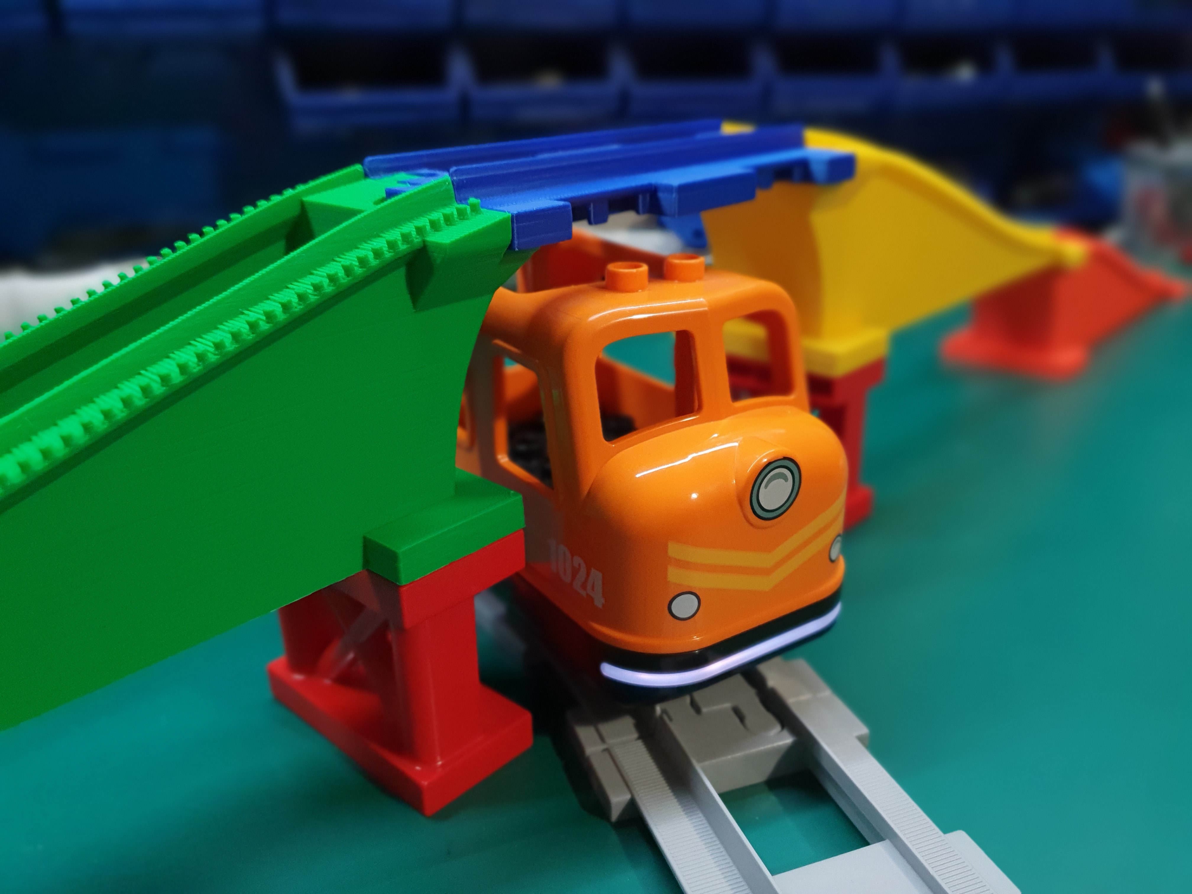 π SET: Lego DUPLO train BRIDGES (optimized)