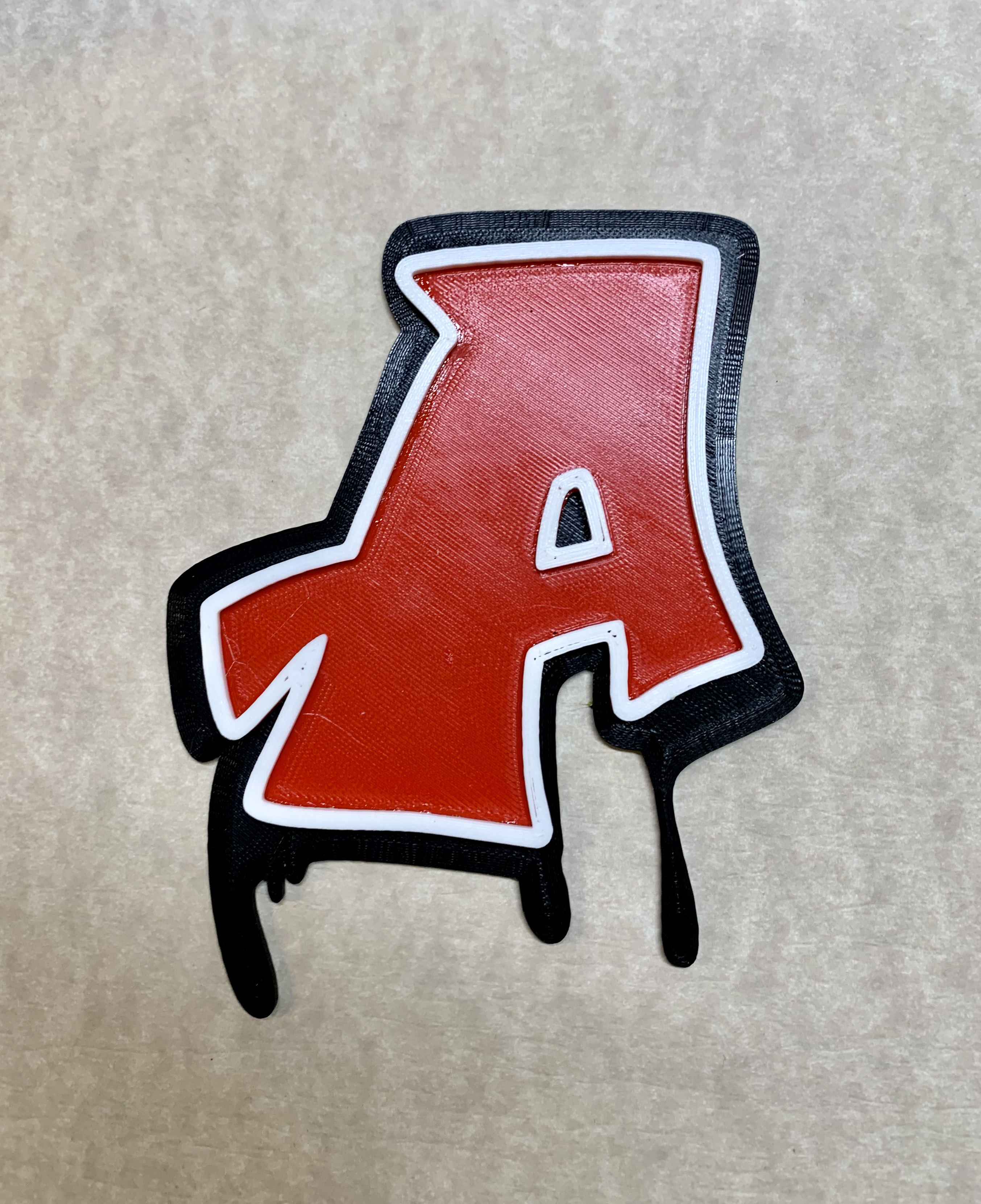 Graffiti Alphabet - Letter 'A' Revised