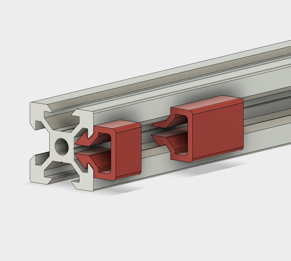 YACC (Yet Another Cable Clip) for Openbuilds V-Slot Rail