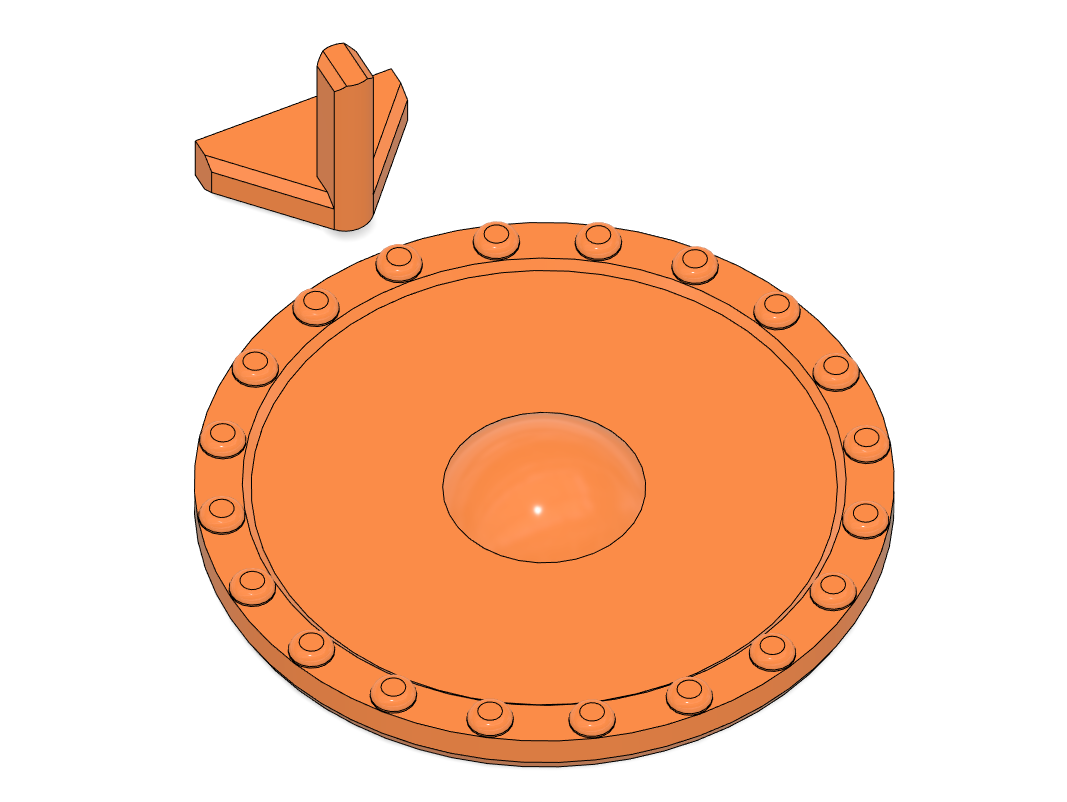 Round Shield for Dummy 13
