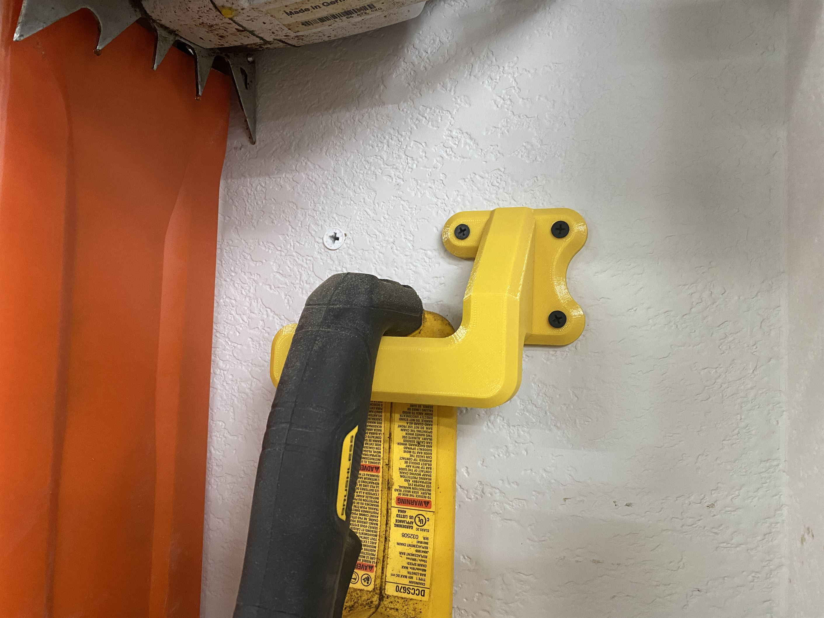 Chainsaw Wall Mount