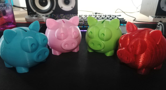 Sparschwein mit Deckel