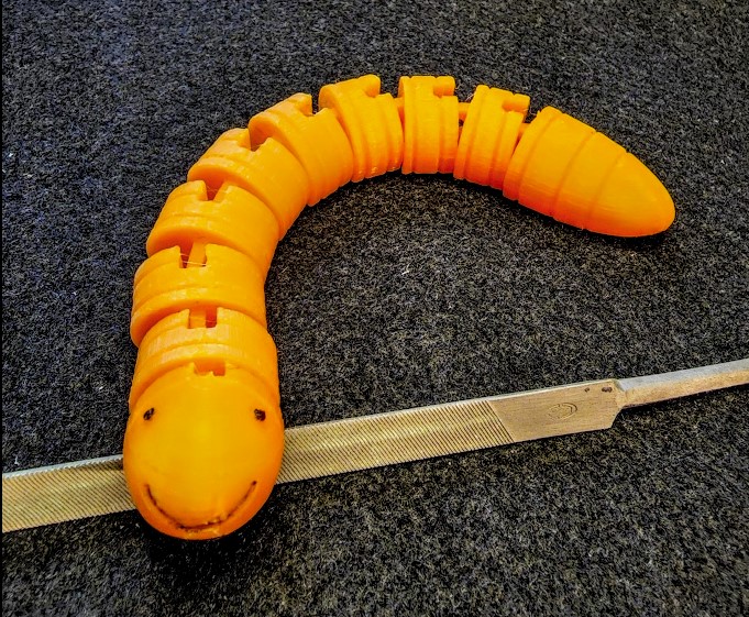 Articulated Fidget Worm