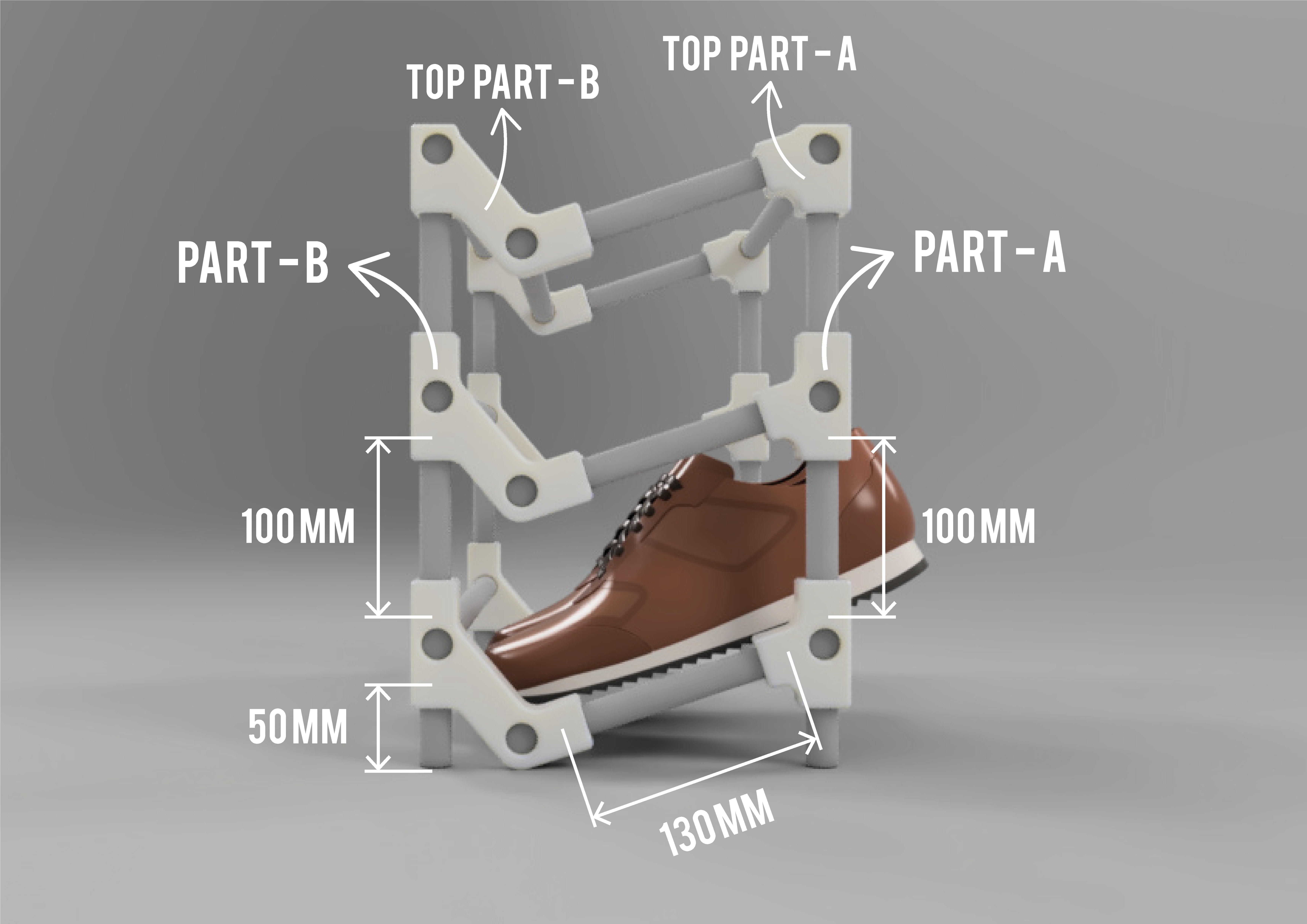 Modular Shoe Rack