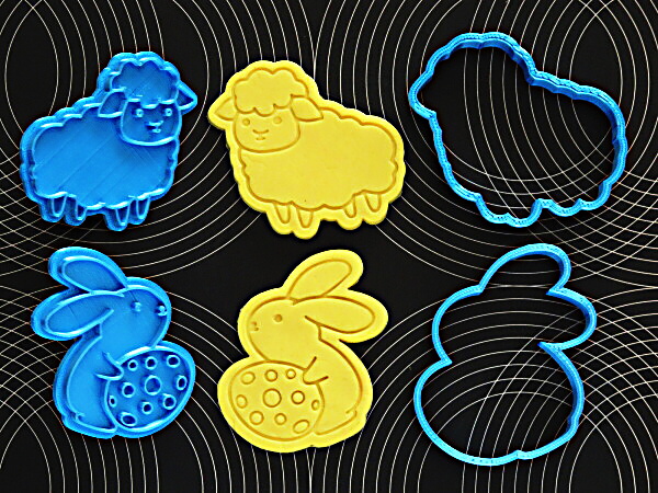Easter cookie cutters