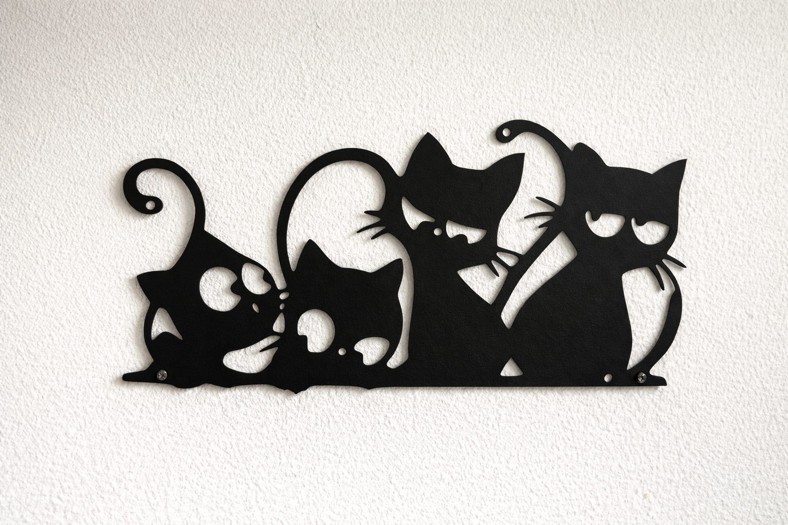 Four Cats Wall Decoration