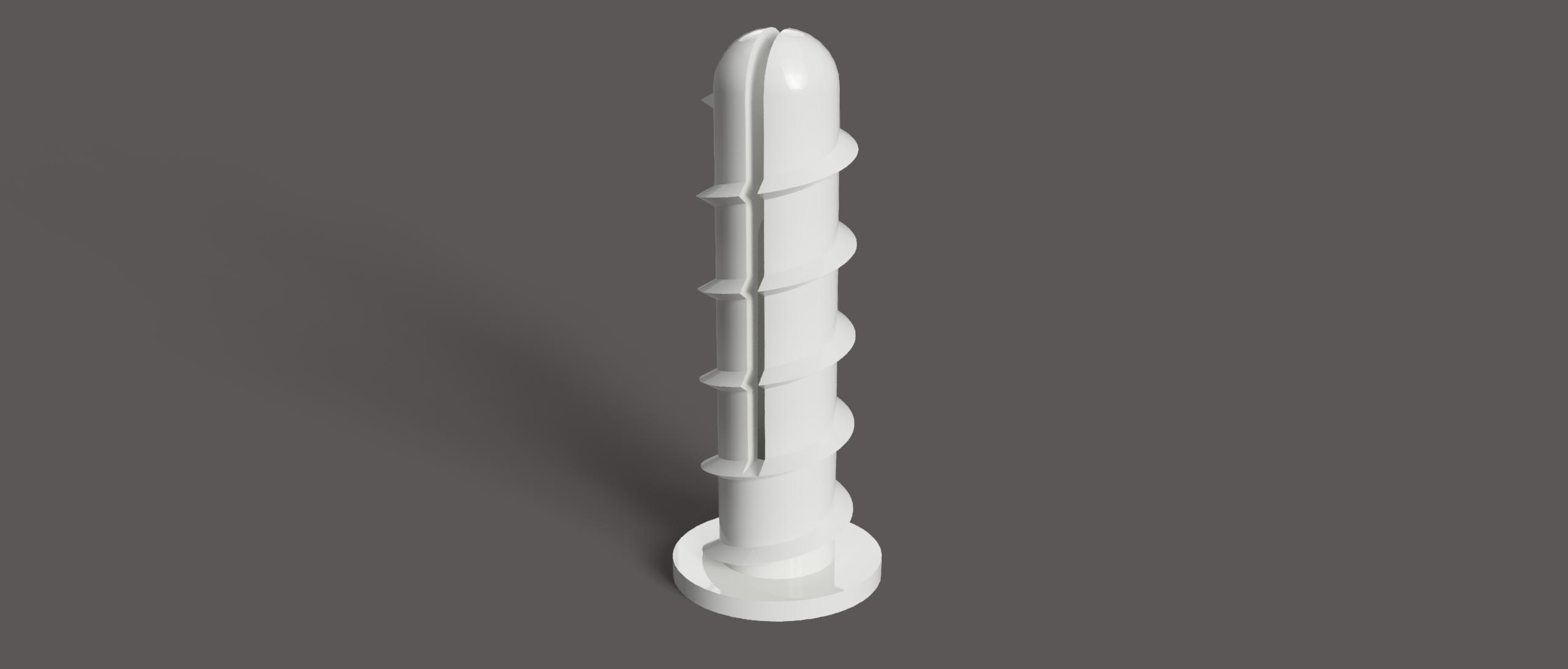 #6 Screw Drywall Anchor with Threads