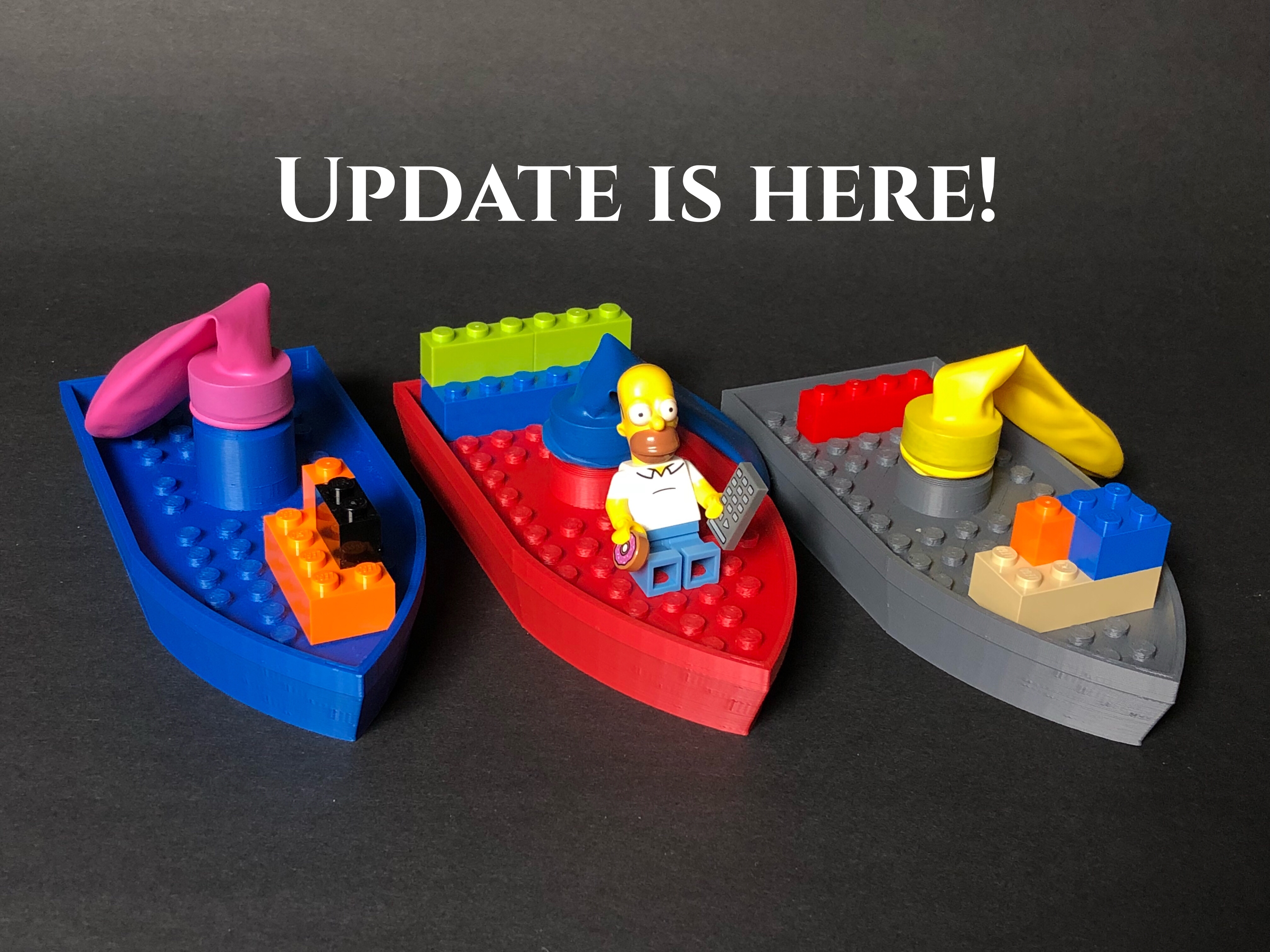 Balloon Boat V3 - Compatible with Mini Figures Lego