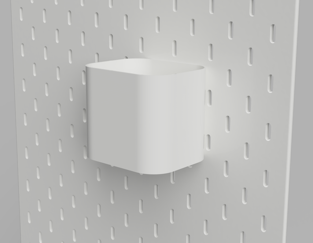 Ikea Skadis Pegboard Container Box