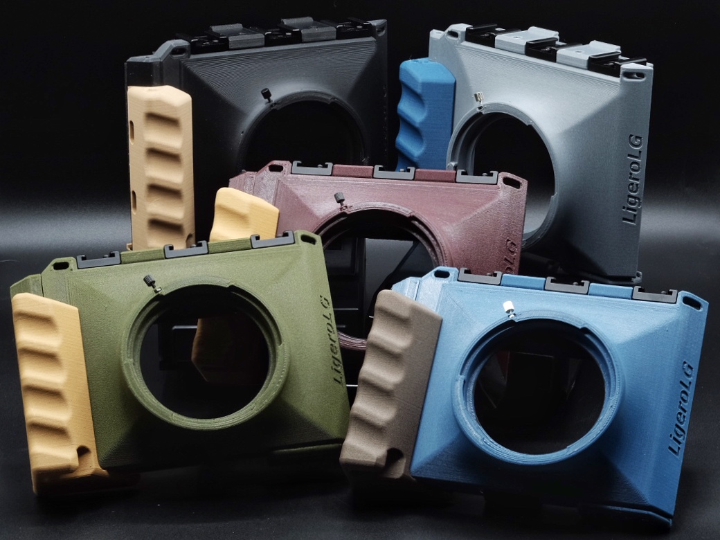LigeroLG & GansoLG Camera Body for Lomograflok + Mamiya Press or Polaroid 600SE Lens