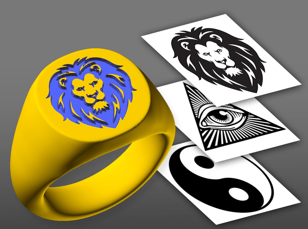 Customizable Signet Ring