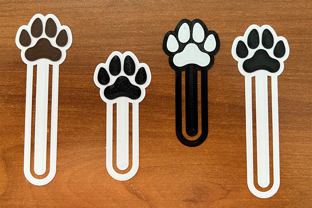 Dog Paw Bookmark